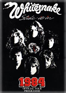 Whitesnake tour programme